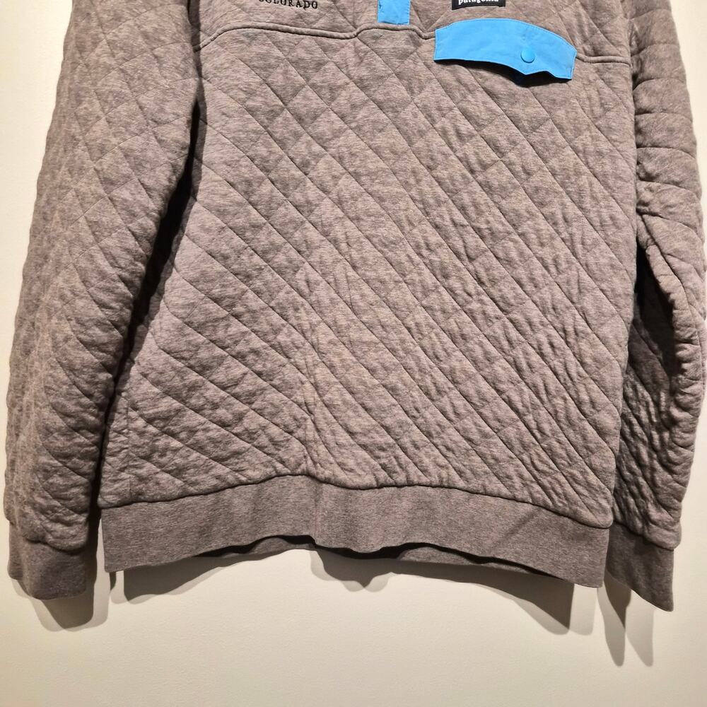 Patagonia Men's Organic Cotton Quilt Snap-T Pullover Broadmoor Colorado Large - Picture 5 of 6